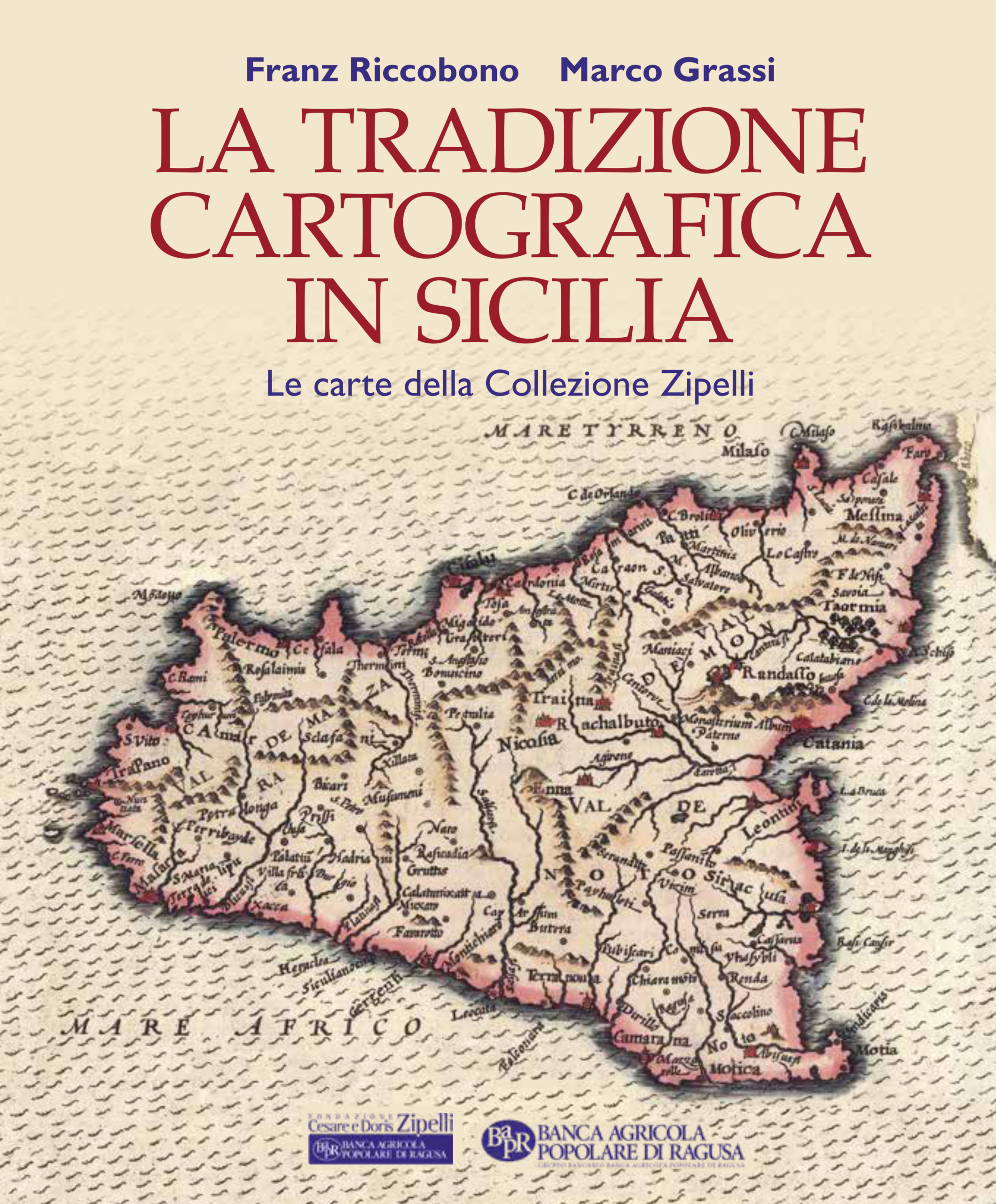 Copertina libro La Tradizione Cartografica in Sicilia