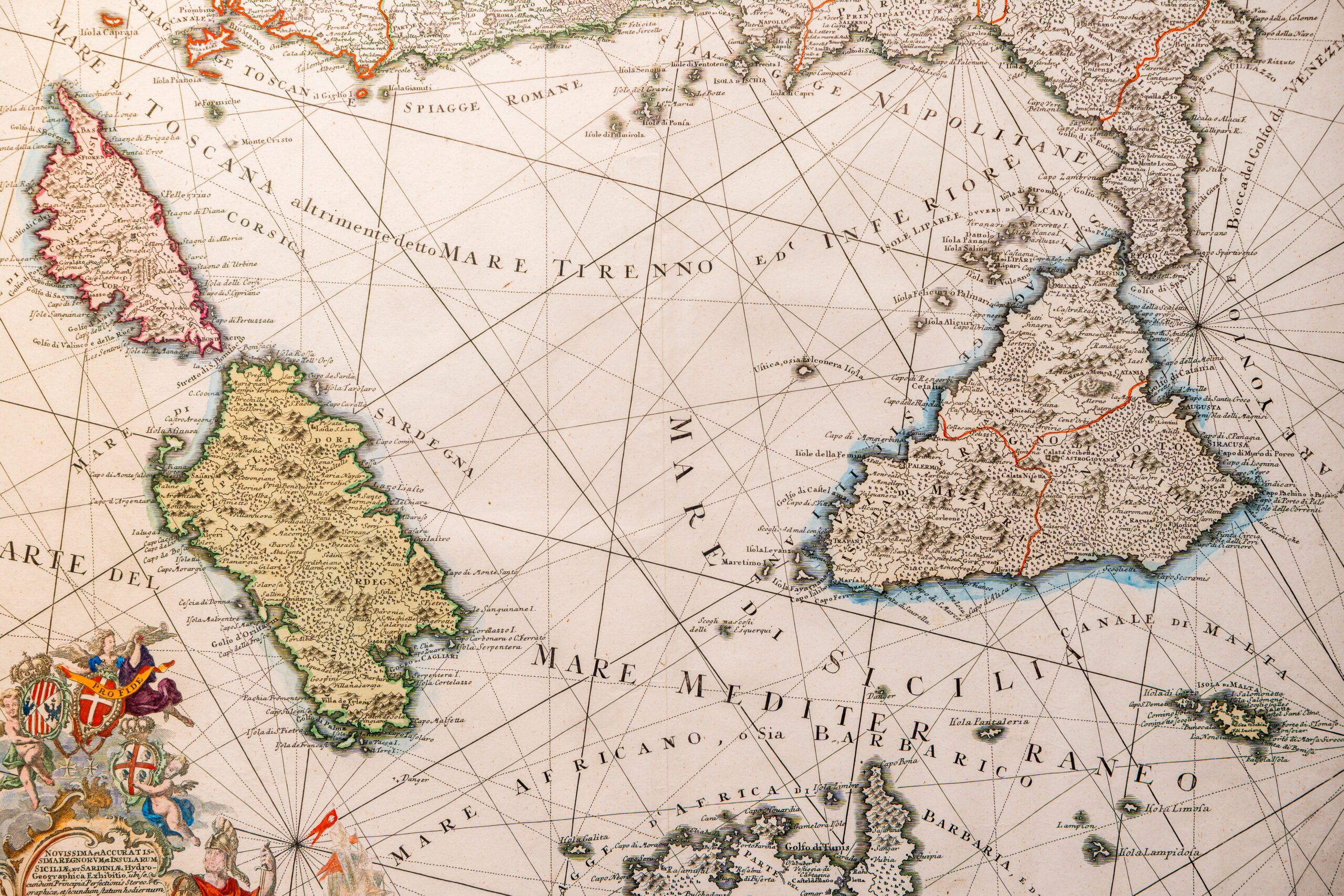 Mappa antica sud Italia